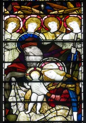 Jesmond, St George, Gateshead Stained Glass Co, John William Brown (1842-1928), Születés, 1888